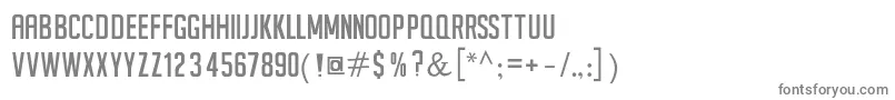 SeilsSans-fontti – harmaat kirjasimet valkoisella taustalla