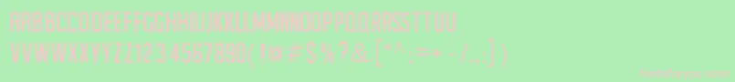 SeilsSans Font – Pink Fonts on Green Background