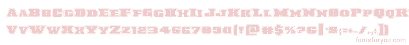 Laredotrailacad Font – Pink Fonts on White Background