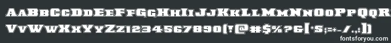 Laredotrailacad Font – White Fonts