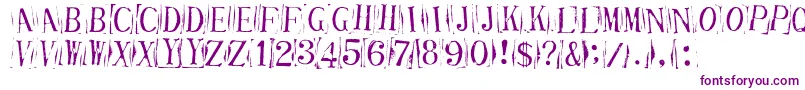 Tickci Font – Purple Fonts on White Background