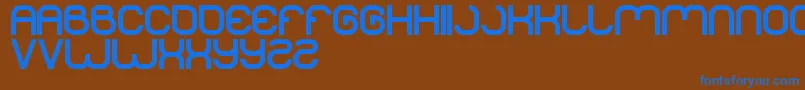 Weitere Informationen zur Lifeforfun-Schriftart Lifeforfun-Schriftart – Blaue Schriften auf braunem Hintergrund