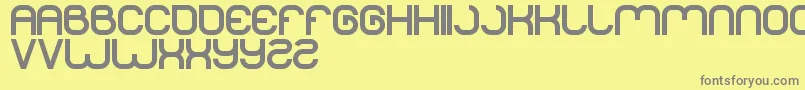 Lifeforfun-Schriftart – Graue Schriften auf gelbem Hintergrund