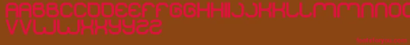 Lifeforfun Font – Red Fonts on Brown Background