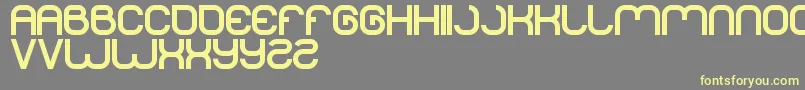 Lifeforfun Font – Yellow Fonts on Gray Background