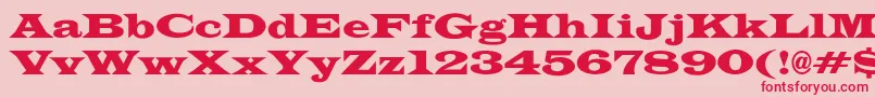 JameswidecndNo Font – Red Fonts on Pink Background