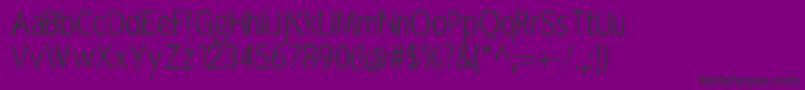 MkabelroughRandom Font – Black Fonts on Purple Background