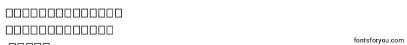 フォントNinevehRegular1.0 – ビルマ語の文字