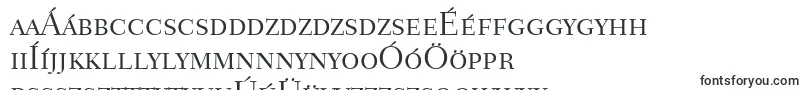 Шрифт FairfieldLh45LightSmallCapsOldStyleFigures – венгерские шрифты