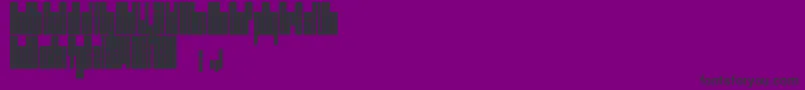 Nagasaki Font – Black Fonts on Purple Background