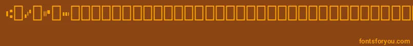 Lisätietoja Micr012Bt-fontista Micr012Bt-fontti – oranssit fontit ruskealla taustalla