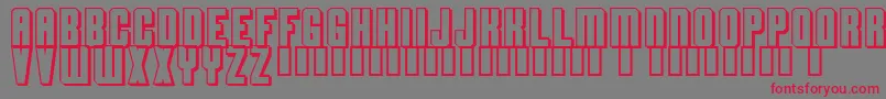 More about Flashback Font Flashback Font – Red Fonts on Gray Background