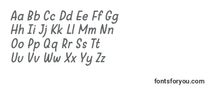 WarungKopiRegularItalic Font