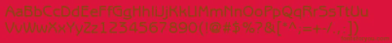 Шрифт ItcBenguiatGothicLtMedium – коричневые шрифты на красном фоне