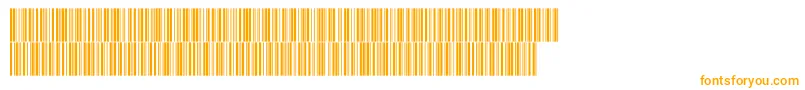 V300021 Font – Orange Fonts on White Background