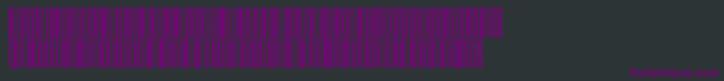 V300021-fontti – violetit fontit mustalla taustalla