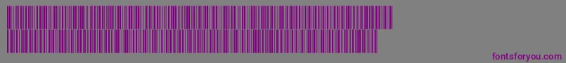 フォントV300021 – 紫色のフォント、灰色の背景