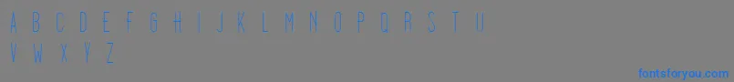 Dooodleista Font – Blue Fonts on Gray Background