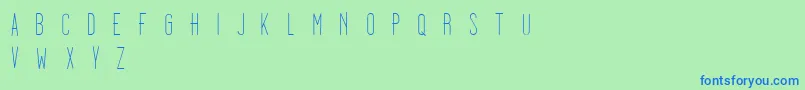 Dooodleista Font – Blue Fonts on Green Background