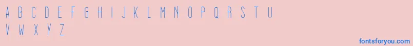 Dooodleista Font – Blue Fonts on Pink Background