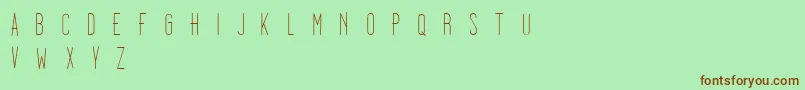 Dooodleista Font – Brown Fonts on Green Background