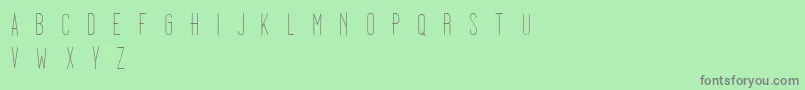 Dooodleista Font – Gray Fonts on Green Background