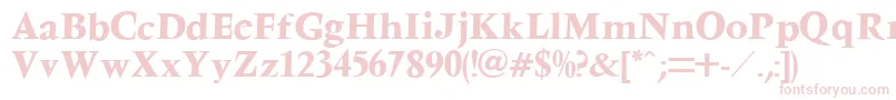 VenturaBold-Schriftart – Rosa Schriften