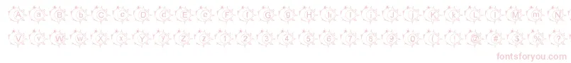 Fonte LmsSunshineMoonshine – fontes cor-de-rosa