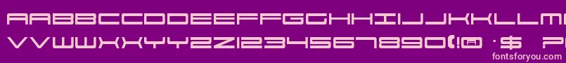 Ft33 Font – Pink Fonts on Purple Background