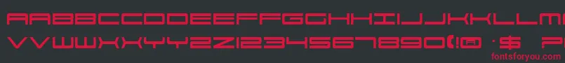 Ft33 Font – Red Fonts on Black Background