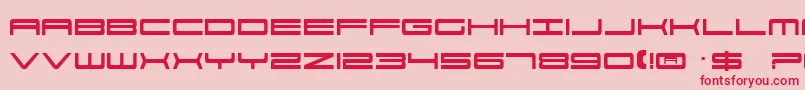 Шрифт Ft33 – красные шрифты на розовом фоне
