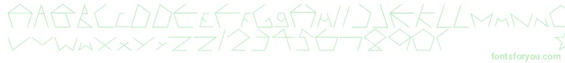 Pentagron Font – Green Fonts