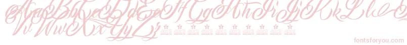 MonCherryPersonalUse Font – Pink Fonts on White Background