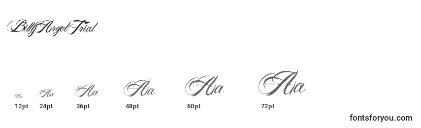 BillyArgelTrial Font Sizes
