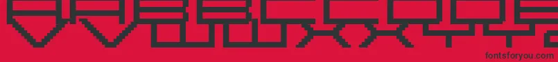 フォントAbstract – 赤い背景に黒い文字