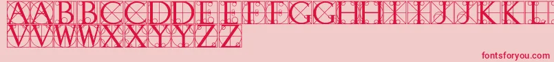 WalrodRegular Font – Red Fonts on Pink Background