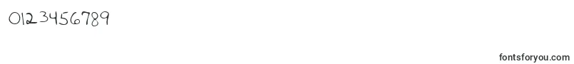 Czcionka Lehn277 – czcionki dla cyfr i liczb