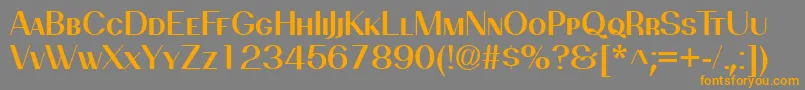 PassionsanspdbiSemiboldsma Font – Orange Fonts on Gray Background