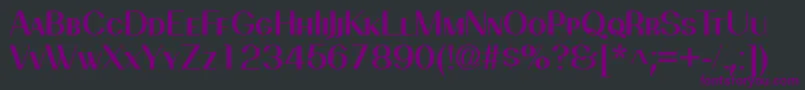 PassionsanspdbiSemiboldsma Font – Purple Fonts on Black Background