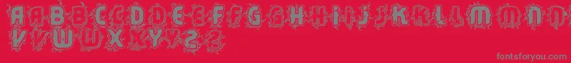 fuente Vtkscore – Fuentes Grises Sobre Fondo Rojo