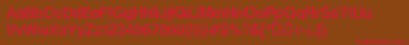 Slankb Font – Red Fonts on Brown Background