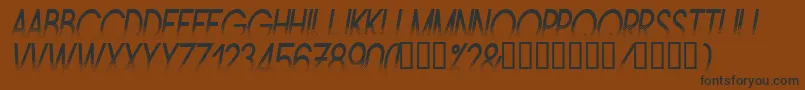 Amstni Font – Black Fonts on Brown Background