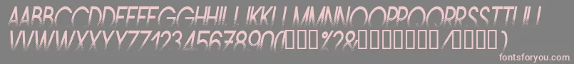 Amstni Font – Pink Fonts on Gray Background