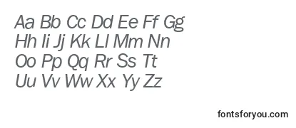 FranklingothicnewItalic Font