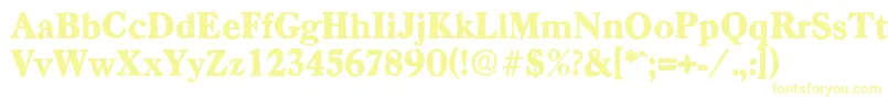CasadantiqueHeavyRegular Font – Yellow Fonts