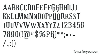 CovingtonScBold font – standard Fonts
