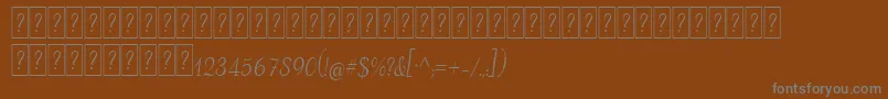 Más sobre la fuente AdanaScriptDeco fuente AdanaScriptDeco – Fuentes Grises Sobre Fondo Marrón