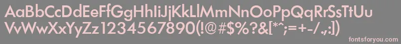 LimerickserialMediumRegular Font – Pink Fonts on Gray Background