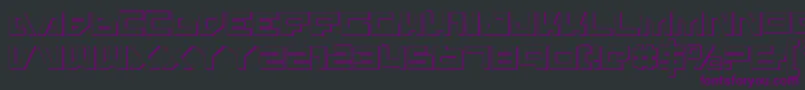 TrajiaShadow Font – Purple Fonts on Black Background