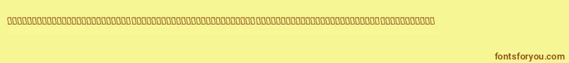 ShFarisi1 Font – Brown Fonts on Yellow Background